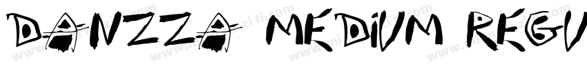 Danzza Medium Regula字体转换